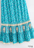 Boho Skirts in Blue Love in Mist For Women